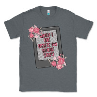 Charcoal Heather when i die delete my kindle history Classic Tee - MaliasSmallBusiness