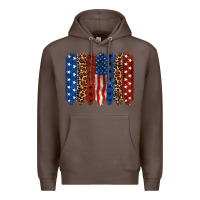 Coffee back to blue brushstroke Premium Hoodie - CowGirlArtShop