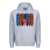 Heather Grey back to blue brushstroke Premium Hoodie - CowGirlArtShop