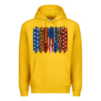 Lemon back to blue brushstroke Premium Hoodie - CowGirlArtShop