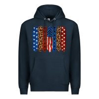 Navy back to blue brushstroke Premium Hoodie - CowGirlArtShop