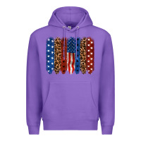 Purple back to blue brushstroke Premium Hoodie - CowGirlArtShop