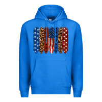 True Royal back to blue brushstroke Premium Hoodie - CowGirlArtShop