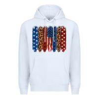 White back to blue brushstroke Premium Hoodie - CowGirlArtShop