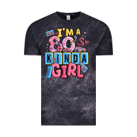 Cloud Black i'm a 80's kinda girl Vintage Tee - MaliasSmallBusiness