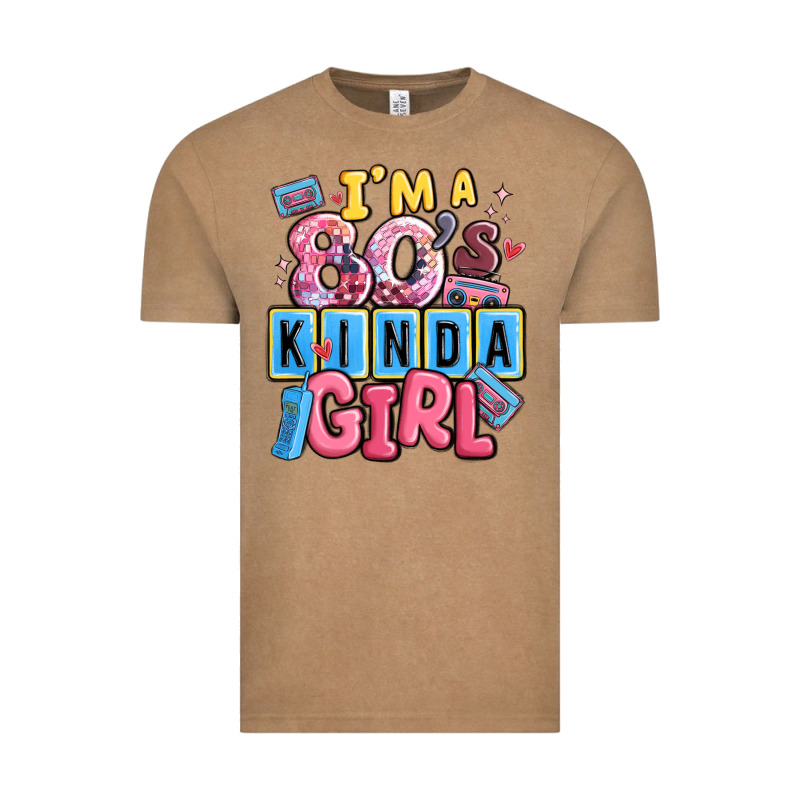 I'm A 80's Kinda Girl Vintage Tee by MaliasSmallBusiness | Teevron