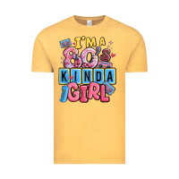 Vintage Mustard i'm a 80's kinda girl Vintage Tee - MaliasSmallBusiness