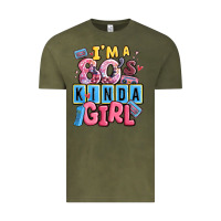 Vintage Olive i'm a 80's kinda girl Vintage Tee - MaliasSmallBusiness