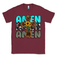 Burgundy amen Classic Tee - JahusDesignShop