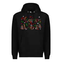 Black christmas vibes Premium Hoodie - JahusDesignShop