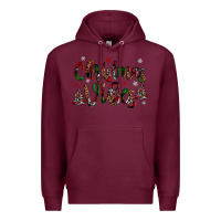 Burgundy christmas vibes Premium Hoodie - JahusDesignShop