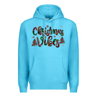 Ocean Blue christmas vibes Premium Hoodie - JahusDesignShop