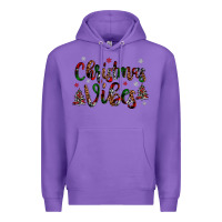 Purple christmas vibes Premium Hoodie - JahusDesignShop