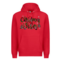 Red christmas vibes Premium Hoodie - JahusDesignShop