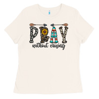 Bone pray whithout crasing Ladies Tee - CowhideDigitalArt
