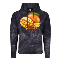 Cloud Black Mango Tropical Summer Vintage Hoodie - Jasminsmagicworld