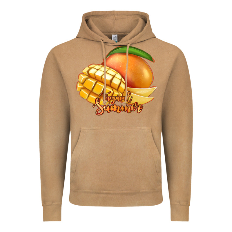 Mango Tropical Summer Vintage Hoodie by Jasminsmagicworld | Teevron