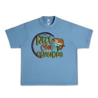Pebble Blue reel cool  grandpa Urban Heavy Tee - MaliasSmallBusiness