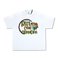 White reel cool  grandpa Urban Heavy Tee - MaliasSmallBusiness