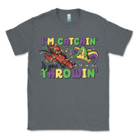 Charcoal Heather i'm catchin' if you're throwin' Classic Tee - MaliasSmallBusiness