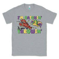 Heather Grey i'm catchin' if you're throwin' Classic Tee - MaliasSmallBusiness