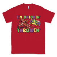 Red i'm catchin' if you're throwin' Classic Tee - MaliasSmallBusiness