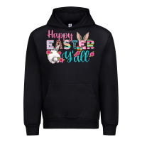 Black Happy Easter Y'all Urban Hoodie - BundleAndBundleShop