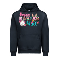 Navy Happy Easter Y'all Urban Hoodie - BundleAndBundleShop