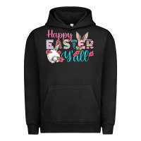 Pigment Black Happy Easter Y'all Urban Hoodie - BundleAndBundleShop