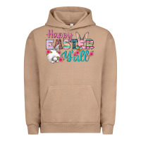 Pigment Burro Happy Easter Y'all Urban Hoodie - BundleAndBundleShop