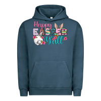 Pigment Midnight Navy Happy Easter Y'all Urban Hoodie - BundleAndBundleShop