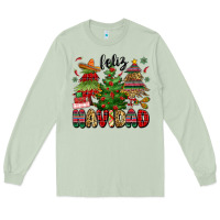 Matcha feliz navidad Long Sleeve Tee - MaliasSmallBusiness