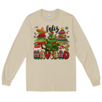 Mushroom feliz navidad Long Sleeve Tee - MaliasSmallBusiness