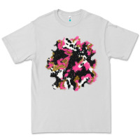Dove Grey valentine's day cow patches Premium Tee - AdoDesignShop