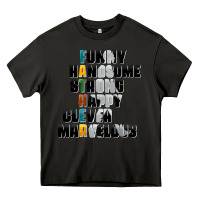 Asphalt father words Heavy Core Tee - AdoDesignShop