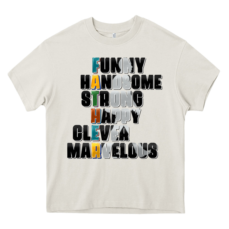 Father Words Heavy Core Tee by AdoDesignShop | Teevron
