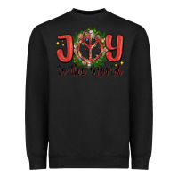 Black joy to the world Heavyweight Sweatshirt - MaliasSmallBusiness