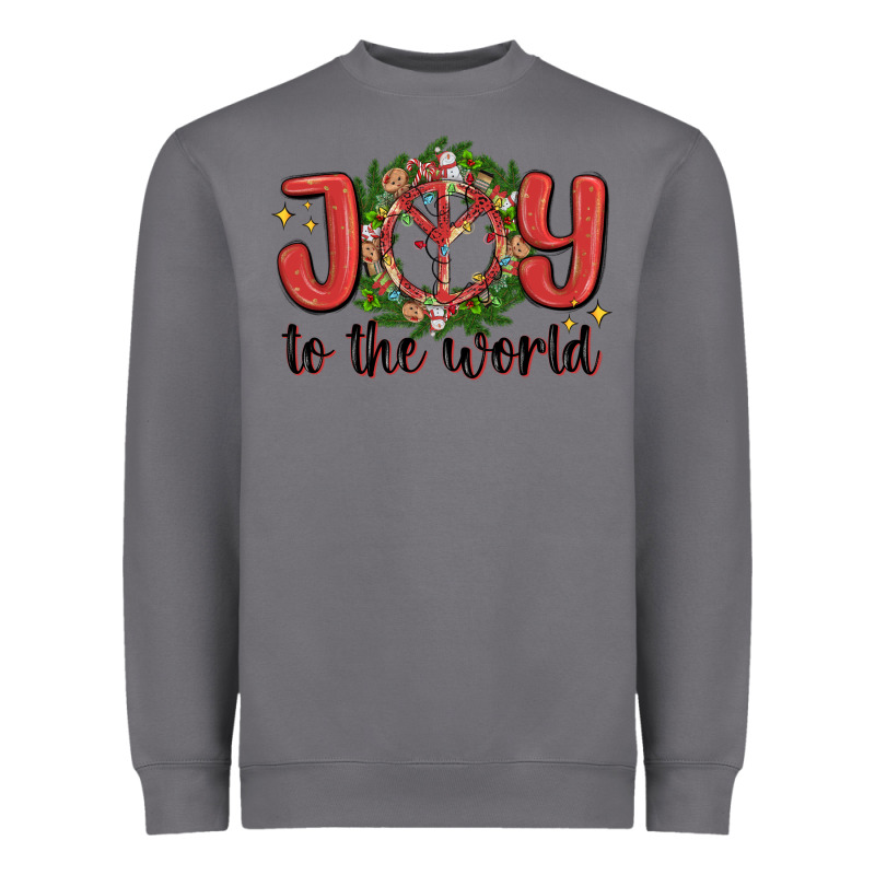Joy To The World Heavyweight Sweatshirt by MaliasSmallBusiness | Teevron