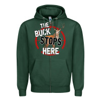 Sports Green The Bucks Stops Here Zipper Hoodie - Bettercallsaul
