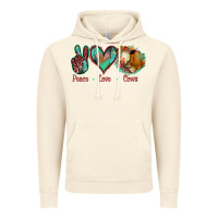 Vintage Arctic Peace Love Cows Vintage Hoodie - Jasminsmagicworld
