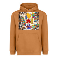 Meerkat love puzzle ribbon Heavyweight Hoodie - TumblerDesignByShophia