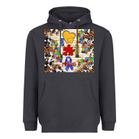 Smoke love puzzle ribbon Heavyweight Hoodie - TumblerDesignByShophia