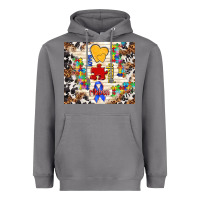Storm love puzzle ribbon Heavyweight Hoodie - TumblerDesignByShophia