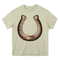 Mossy western horseshoe Heavy Core Tee - BarkalooDesign