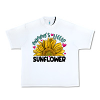 White mommy' s little sunflower Urban Heavy Tee - MaliasSmallBusiness