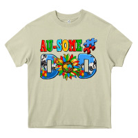 Mossy ausome autism dad Heavy Core Tee - AdoDesignShop