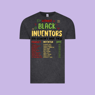 Black Inventors Black History Vintage Tee Designed By Maliassmallbusiness