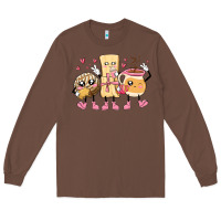 Chestnut mexican pan dulce cartoon characters Long Sleeve Tee - MaliasSmallBusiness