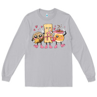 Moon Dust mexican pan dulce cartoon characters Long Sleeve Tee - MaliasSmallBusiness