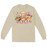 Mushroom mexican pan dulce cartoon characters Long Sleeve Tee - MaliasSmallBusiness